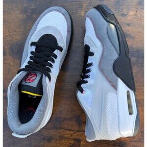 Jordan 4 RM Premium White Black Smoke Grey Fire Red  IB8052-100 Men's Size 12